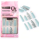 Quetee Beauty 3D Nails Premium Design four